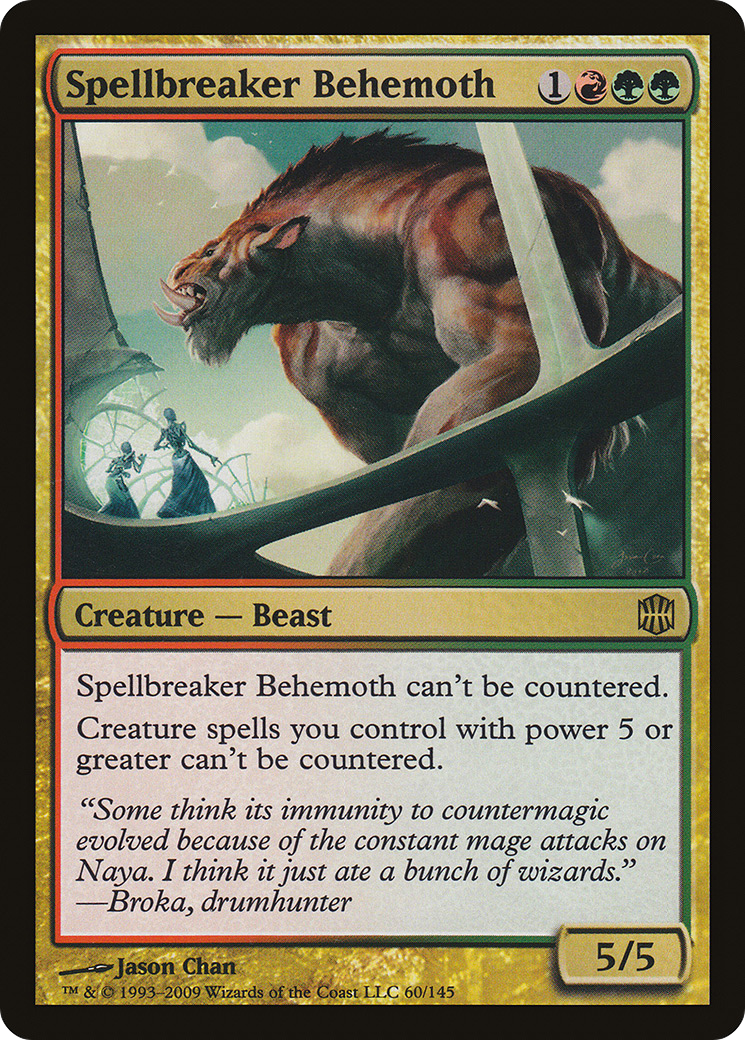 Spellbreaker Behemoth (060) Foil - Alara Reborn