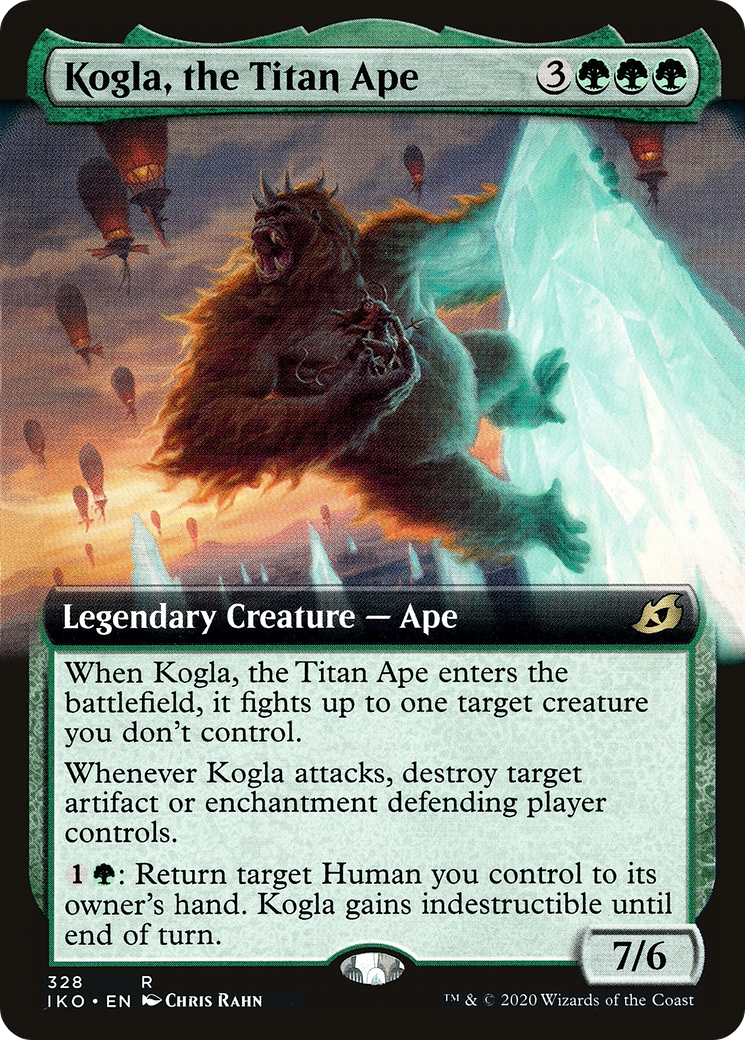 Kogla, the Titan Ape (Extended Art) (328) - Ikoria: Lair of Behemoths