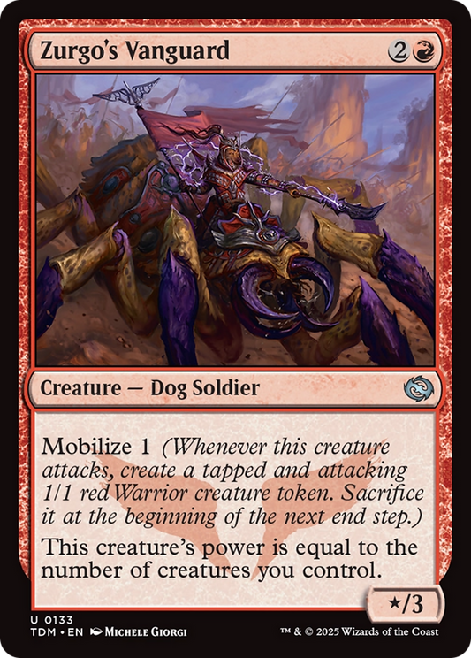 Zurgo's Vanguard (133) Foil - Tarkir: Dragonstorm