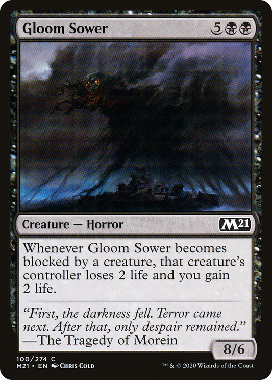 Gloom Sower [Core Set 2021] Foil