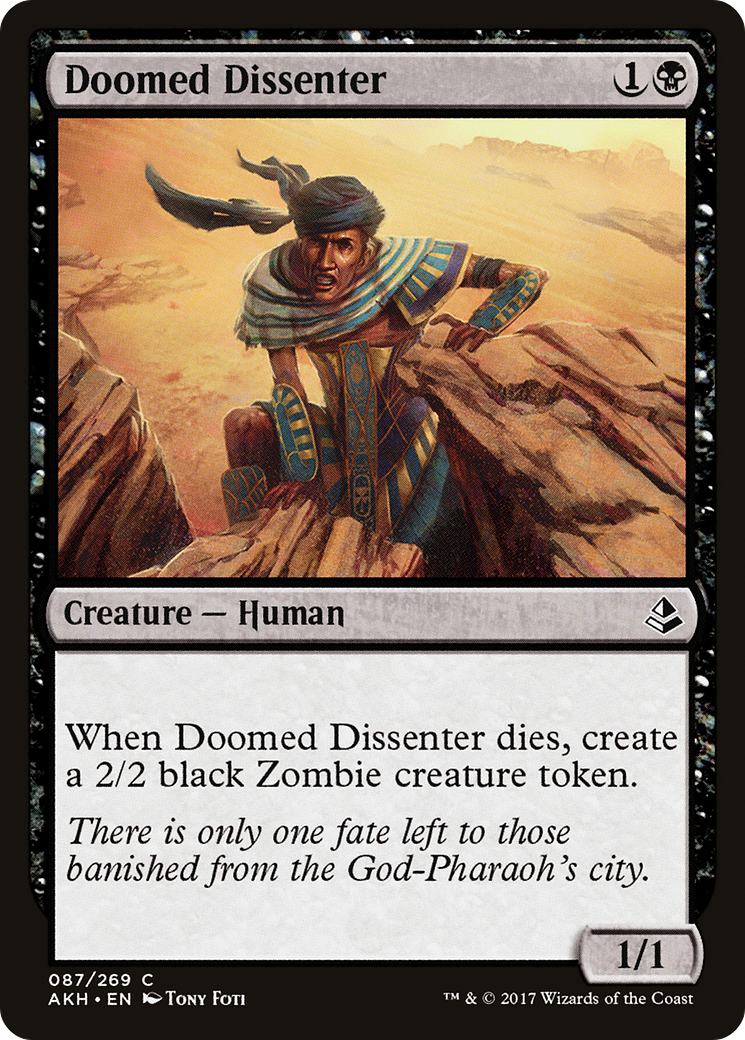 Doomed Dissenter [Amonkhet] Foil