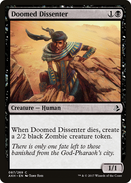 Doomed Dissenter [Amonkhet] Foil
