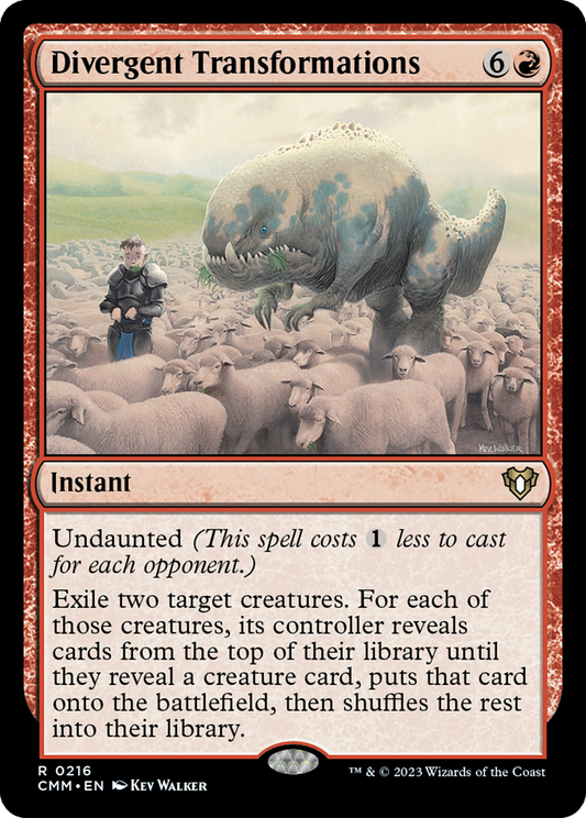 Divergent Transformations [Commander Masters] Foil
