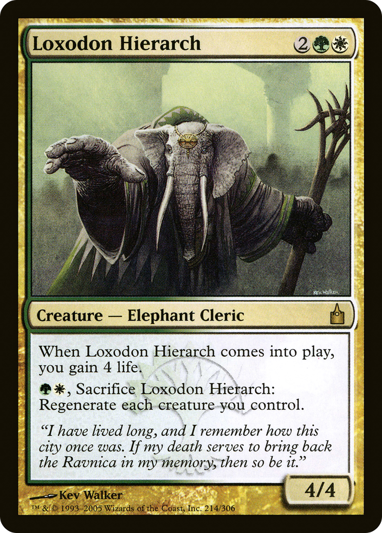 Loxodon Hierarch (214) Foil - Ravnica: City of Guilds