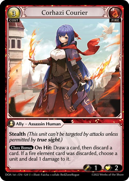 Corhazi Courier (124) [Dawn of Ashes: 1st Edition] Foil