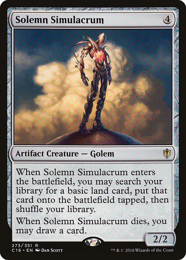 Solemn Simulacrum [Commander 2016] | Silver Goblin