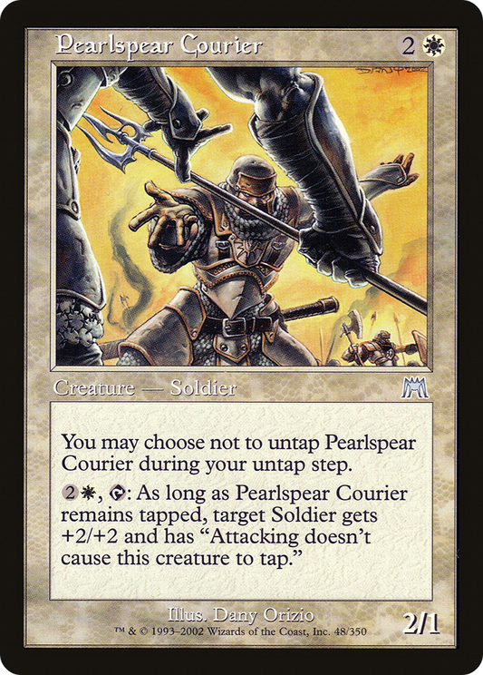 Pearlspear Courier [Onslaught] Foil