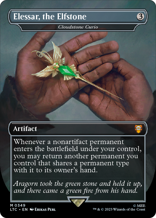 Cloudstone Curio - Elessar, the Elfstone [The Lord of the Rings: Tales of Middle-Earth Commander] Foil