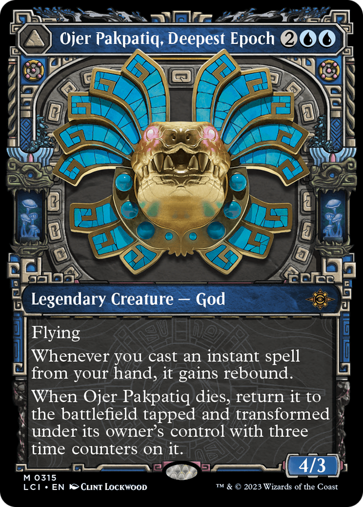 Ojer Pakpatiq, Deepest Epoch // Temple of Cyclical Time (Showcase) [The Lost Caverns of Ixalan] Foil