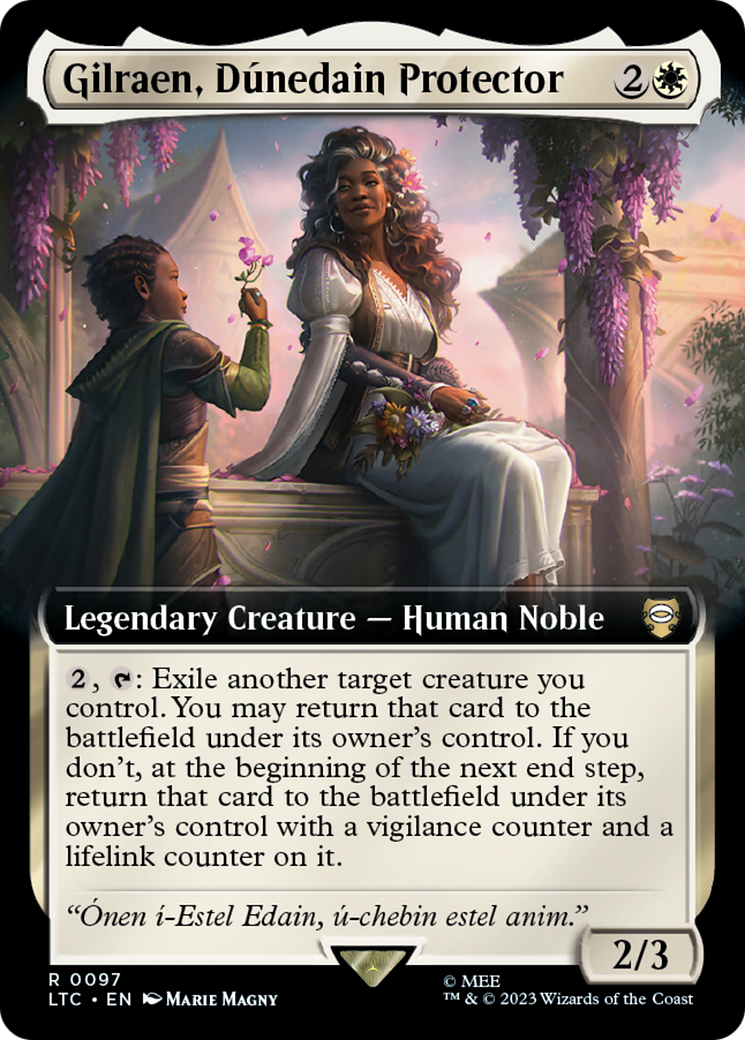 Gilraen, Dúnedain Protector (Extended Art) (097) - Tales of Middle-earth Commander