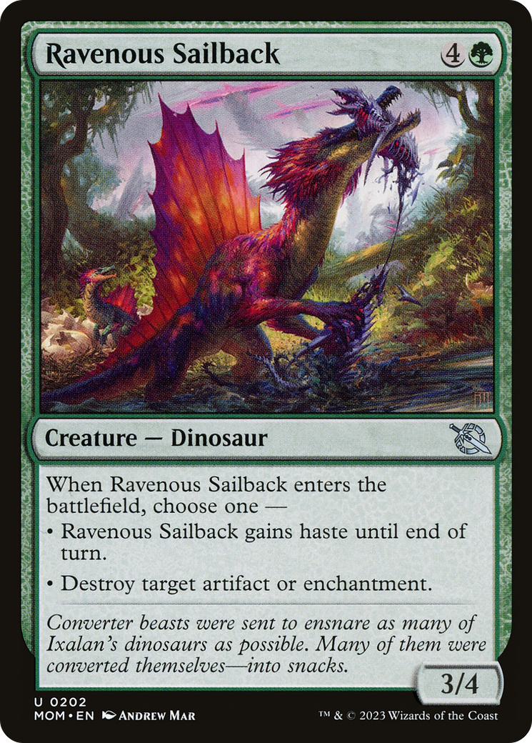 Ravenous Sailback [March of the Machine] Foil