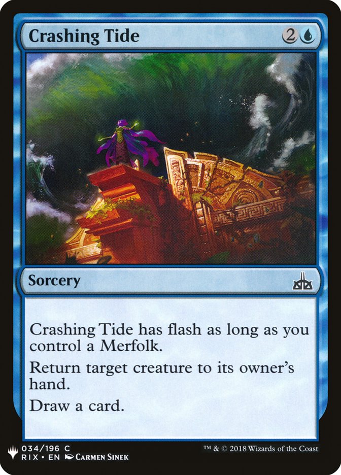 Crashing Tide [Mystery Booster] | Silver Goblin