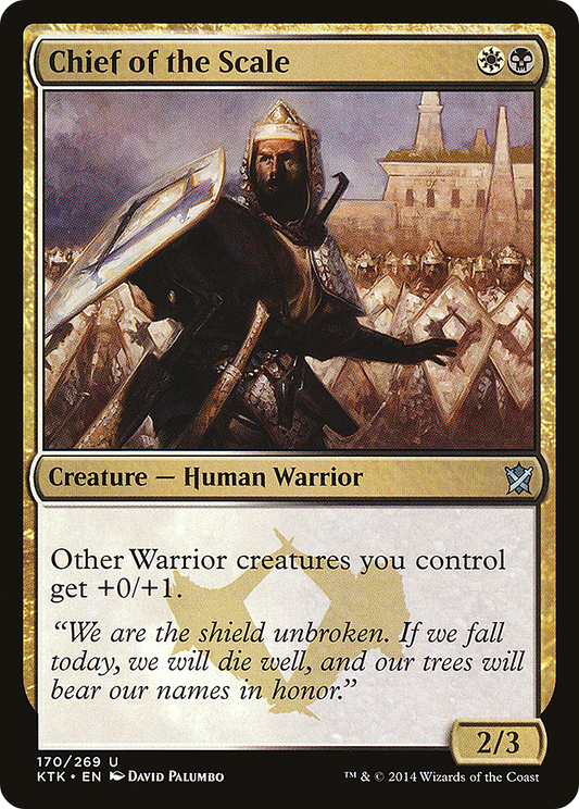 Chief of the Scale [Khans of Tarkir] Foil