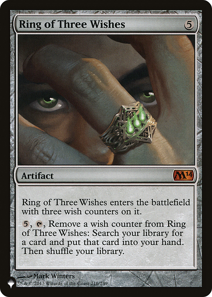 Ring of Three Wishes [The List] | Silver Goblin