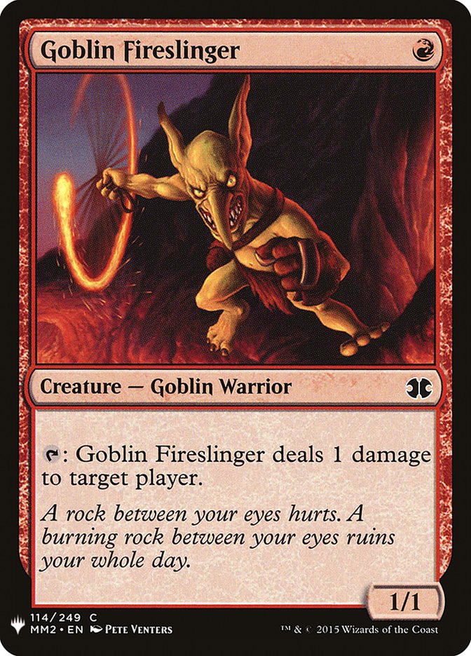 Goblin Fireslinger [Mystery Booster] | Silver Goblin