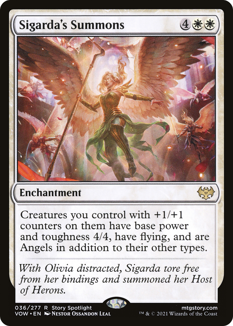 Sigarda's Summons [Innistrad: Crimson Vow] | Silver Goblin