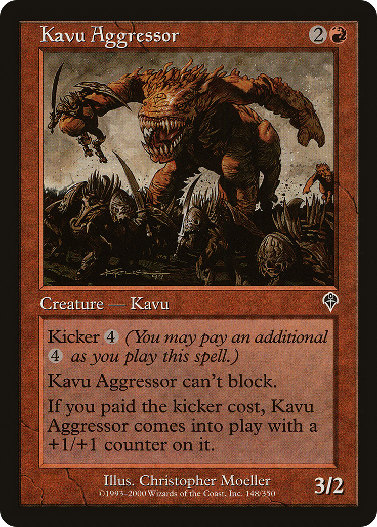 Kavu Aggressor [Invasion] Foil