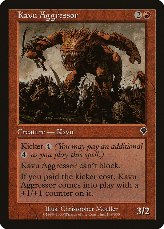 Kavu Aggressor [Invasion] Foil