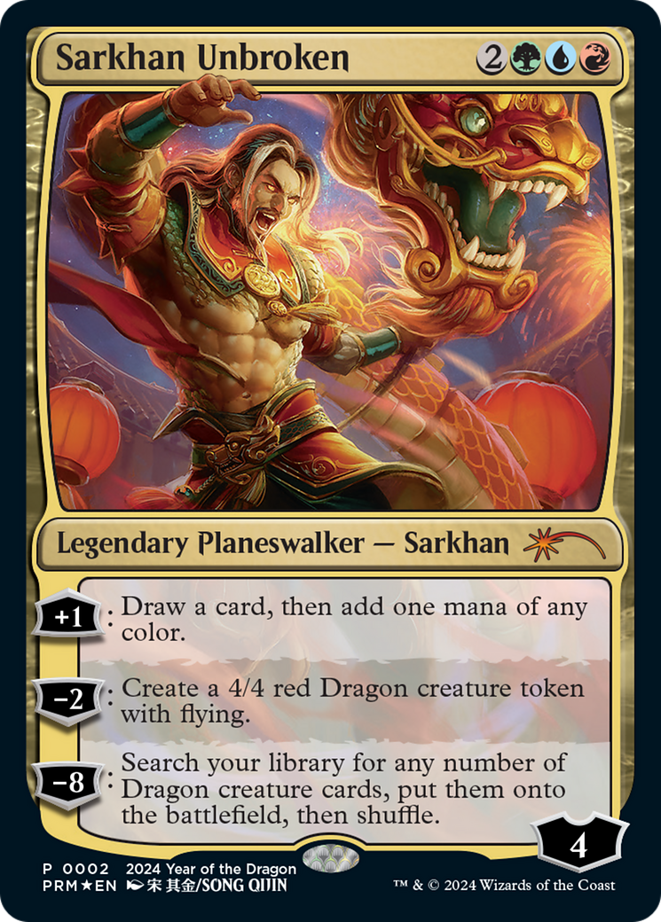 Sarkhan Unbroken [Year of the Dragon 2024] | Silver Goblin