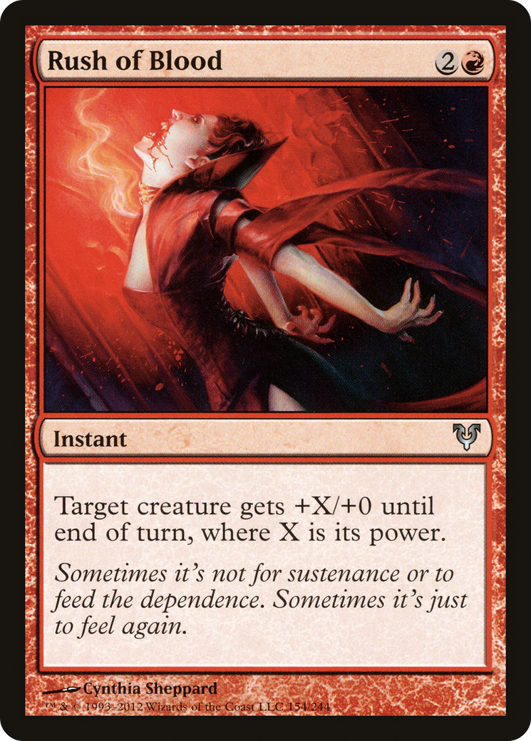 Rush of Blood (154) Foil - Avacyn Restored