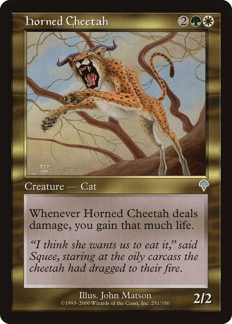 Horned Cheetah (251) - Invasion