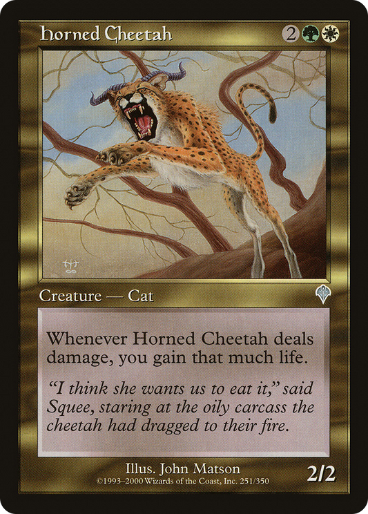 Horned Cheetah [Invasion]