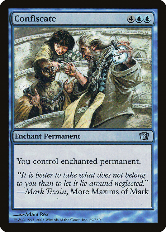 Confiscate (69★) Foil - Eighth Edition