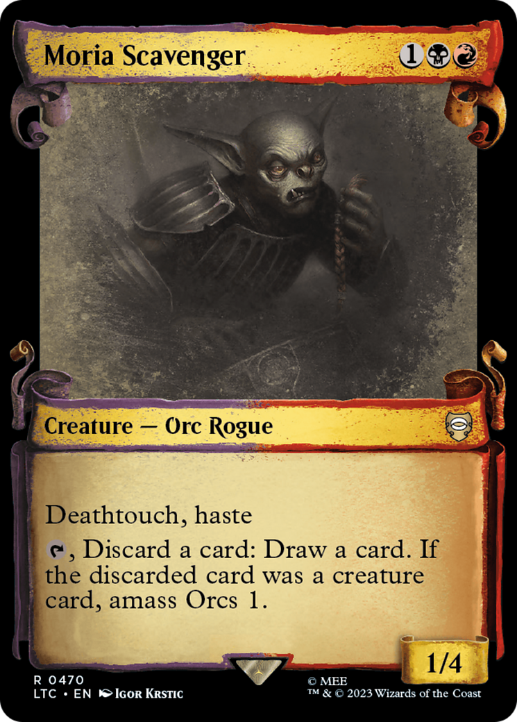 Moria Scavenger [The Lord of the Rings: Tales of Middle-Earth Commander Showcase Scrolls] Foil