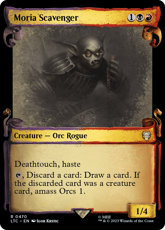 Moria Scavenger [The Lord of the Rings: Tales of Middle-Earth Commander Showcase Scrolls] Foil