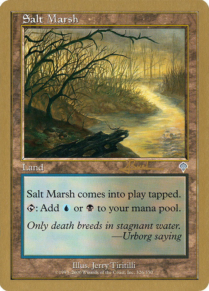 Salt Marsh (Antoine Ruel) [World Championship Decks 2001] | Silver Goblin