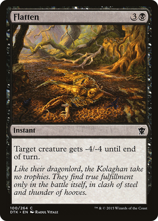 Flatten [Dragons of Tarkir] Foil