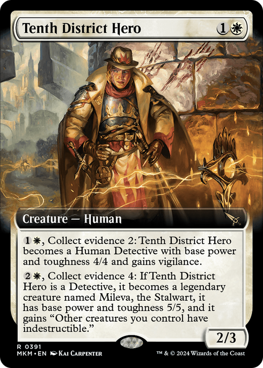 Tenth District Hero (Extended Art) [Murders at Karlov Manor] Foil