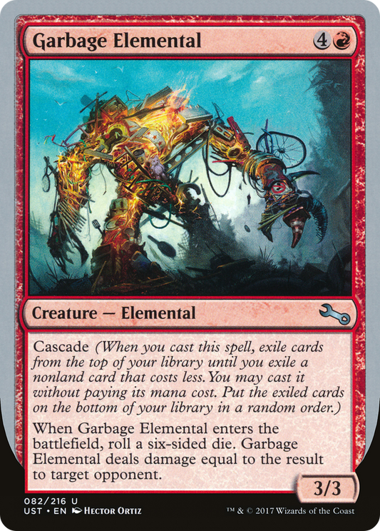 Garbage Elemental (3/3 Creature) [Unstable]