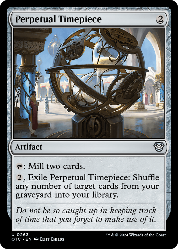 Perpetual Timepiece [Outlaws of Thunder Junction Commander]