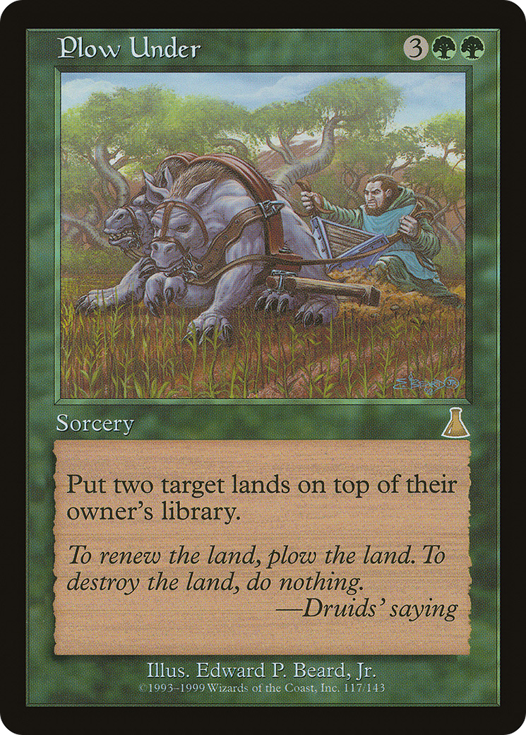 Plow Under [Urza's Destiny] Foil