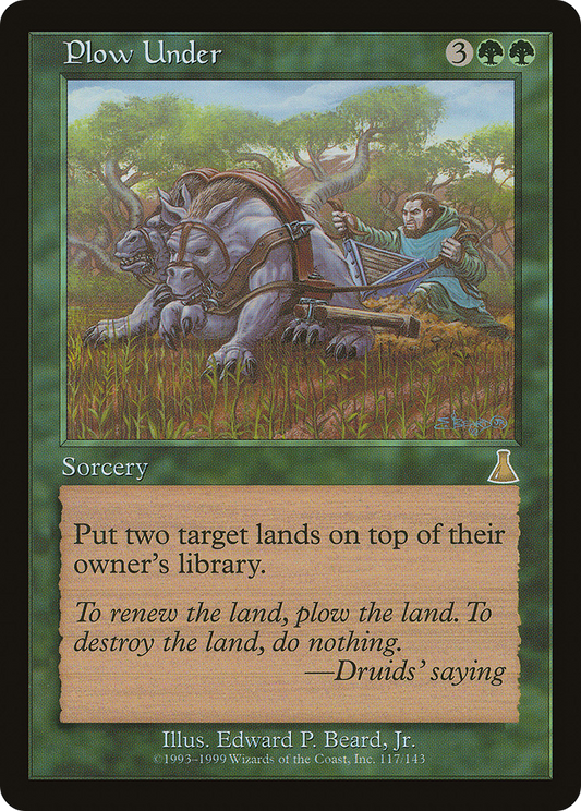 Plow Under [Urza's Destiny] Foil
