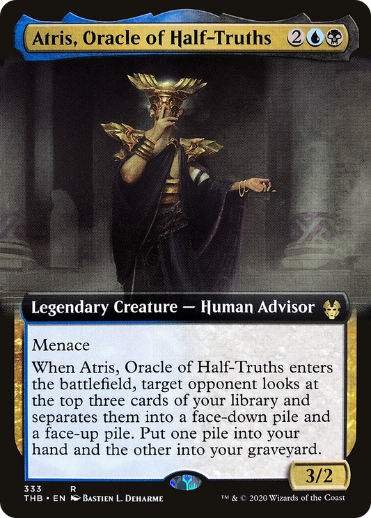 Atris, Oracle of Half-Truths (Extended Art) [Theros Beyond Death] Foil