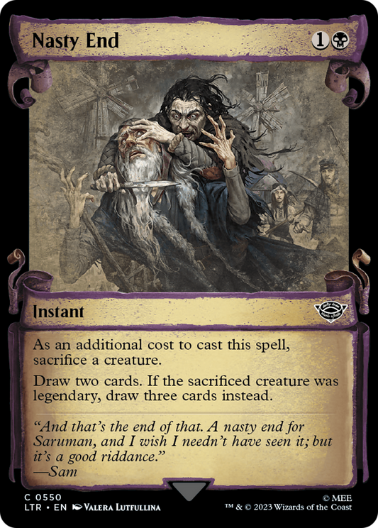 Nasty End [The Lord of the Rings: Tales of Middle-Earth Showcase Scrolls] Foil