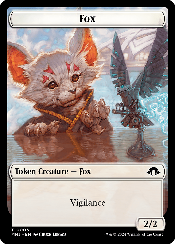 Servo // Fox Double-Sided Token [Modern Horizons 3 Tokens] | Silver Goblin