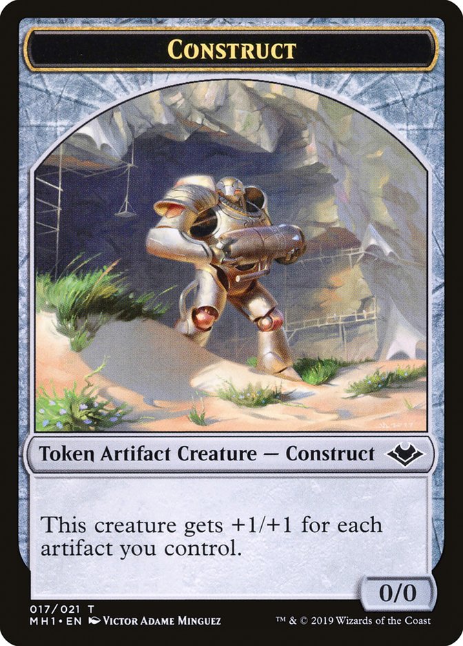 Illusion (005) // Construct (017) Double-Sided Token [Modern Horizons Tokens] | Silver Goblin