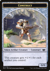 Zombie (007) // Construct (017) Double-Sided Token [Modern Horizons Tokens] | Silver Goblin