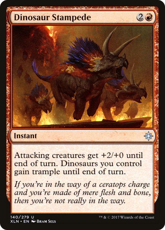 Dinosaur Stampede [Ixalan] Foil