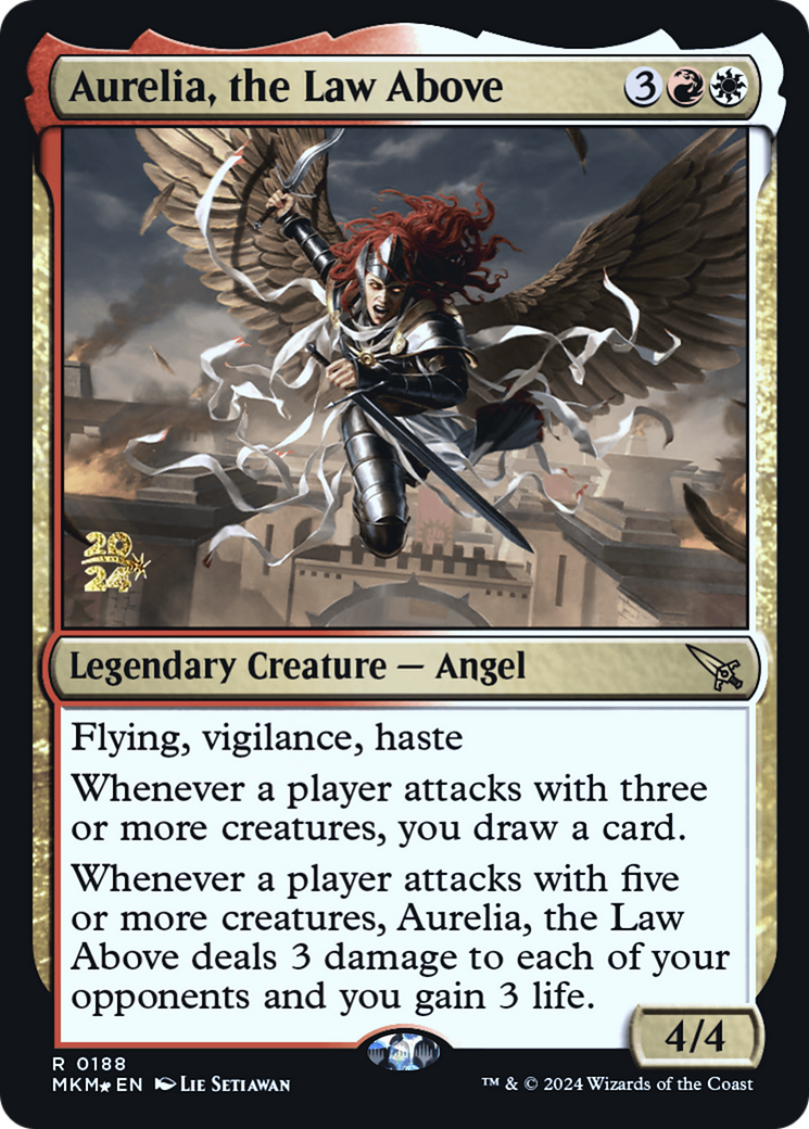 Aurelia, the Law Above [Murders at Karlov Manor Prerelease Promos] | Silver Goblin