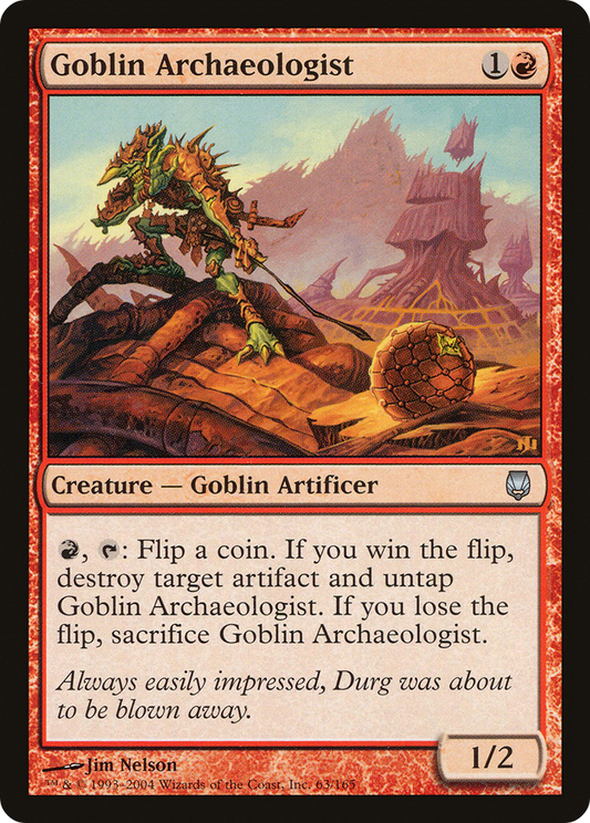 Goblin Archaeologist [Darksteel] Foil