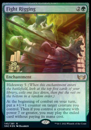 Fight Rigging [Streets of New Capenna Prerelease Promos] | Silver Goblin