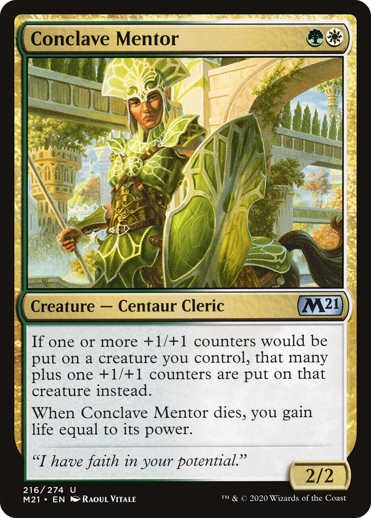 Conclave Mentor [Core Set 2021] | Silver Goblin