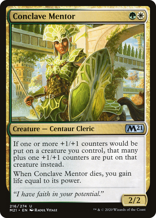 Conclave Mentor [Core Set 2021] Foil