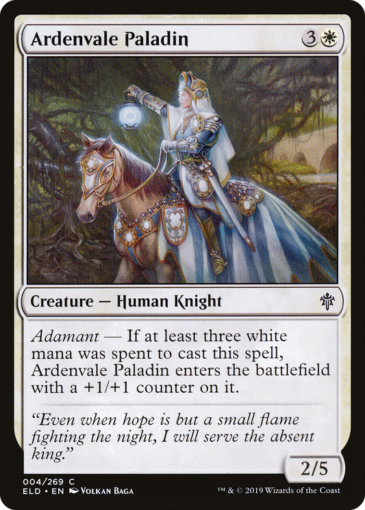 Ardenvale Paladin [Throne of Eldraine] Foil