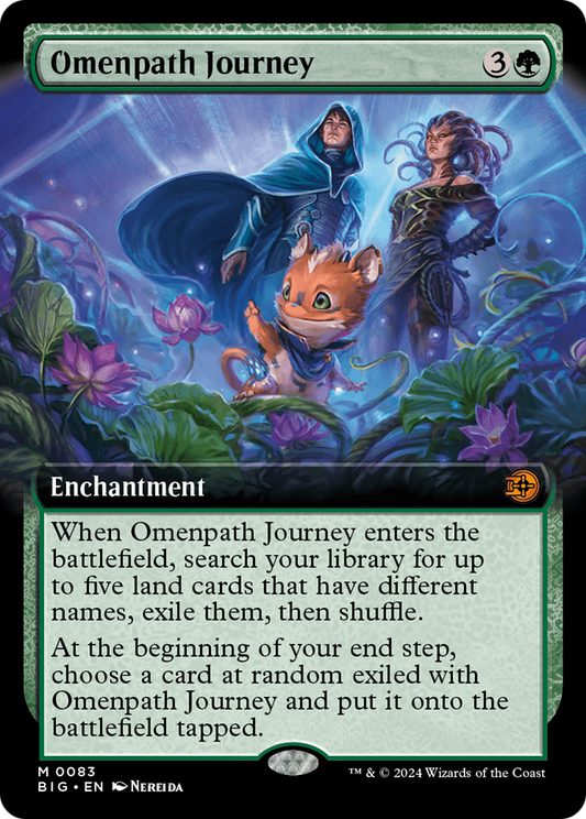Omenpath Journey (Extended Art) [Outlaws of Thunder Junction: The Big Score] Foil