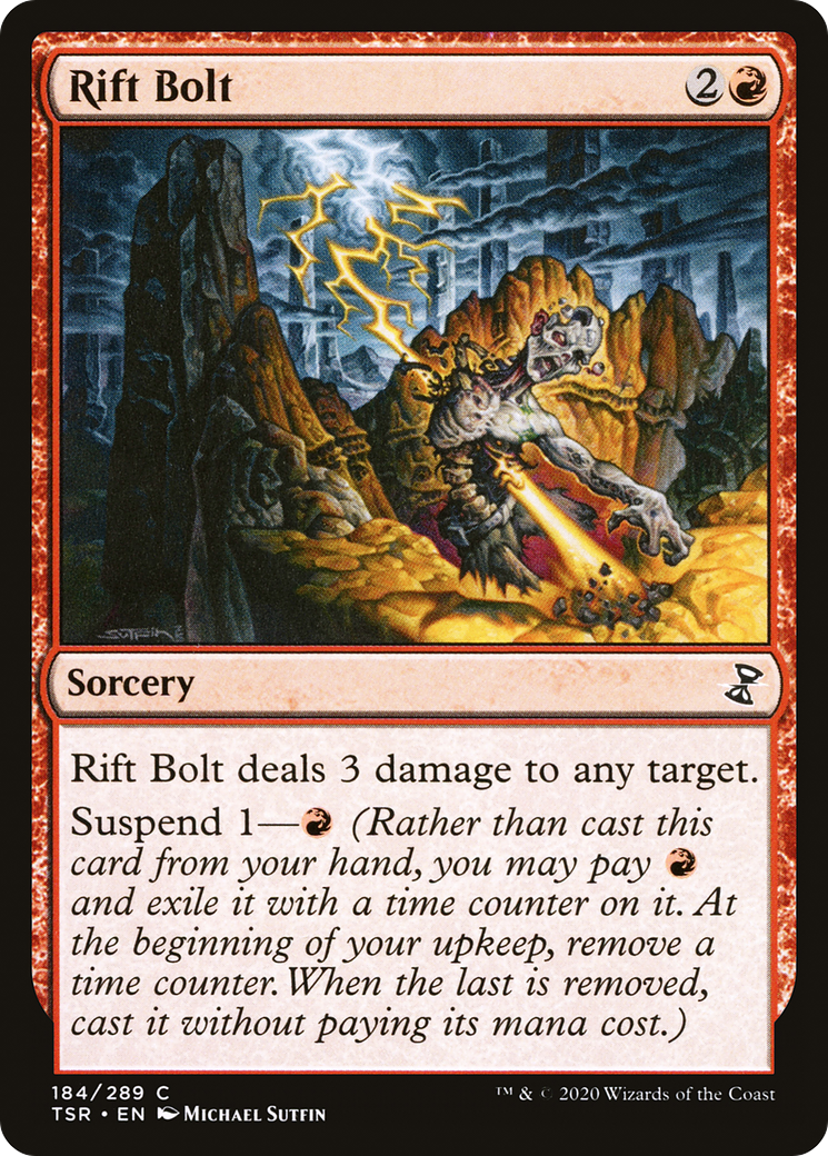 Rift Bolt (184) Foil - Time Spiral Remastered